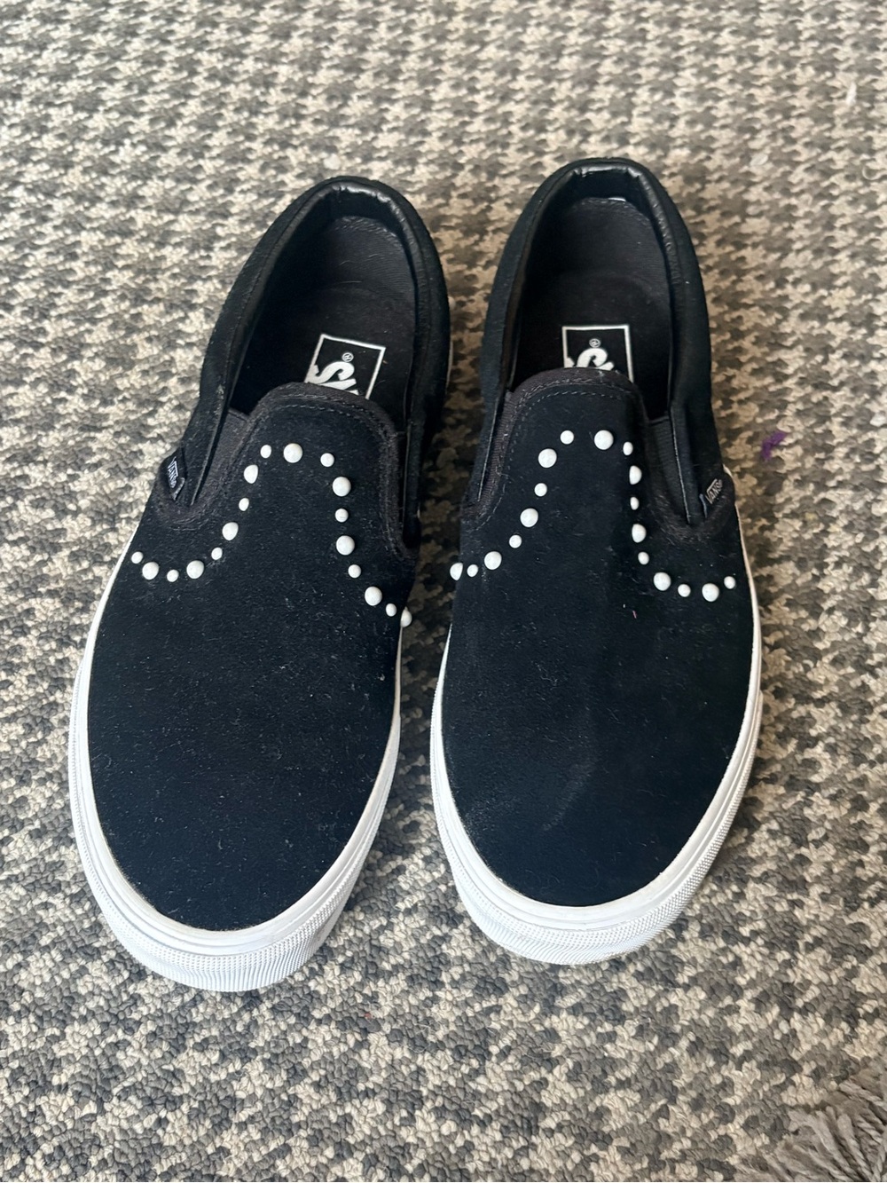 Vans Black Suede Casual Shoes